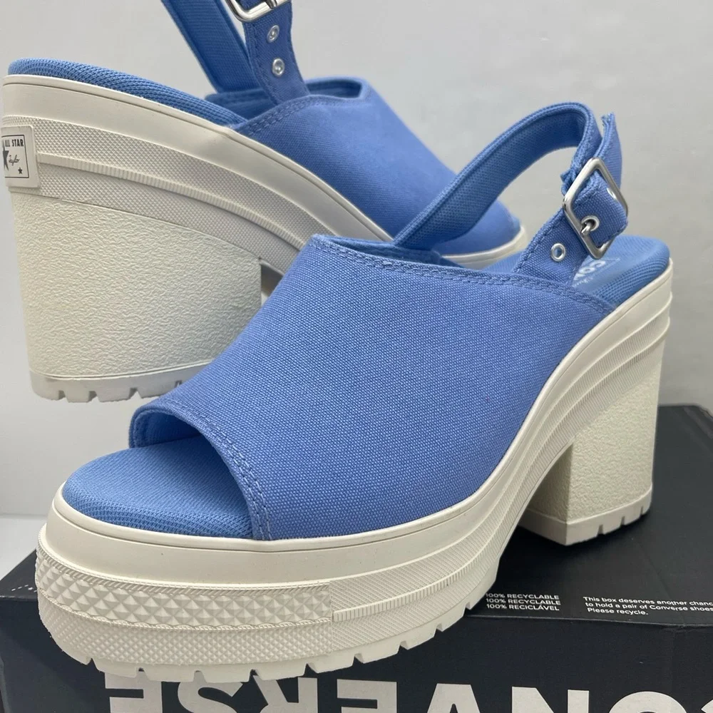 Converse WMNS A13810F
CHUCK 70 DE LUXE HEEL MULE OX OPEN SKY/EGRET Platform Heel - Picture 8 of 16